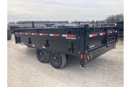 New 2026 Diamond C 96X14 TANDEM 15.5K TELESCOPIC DUMP W/ 22" FOLD DOWN SIDES, SLIDE IN RAMPS, 14 PLY TIRES & WIRELESS R