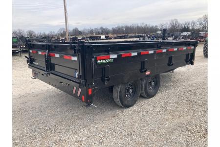 New 2026 Diamond C 96X14 TANDEM 15.5K TELESCOPIC DUMP W/ 22" FOLD DOWN SIDES, SLIDE IN RAMPS, 14 PLY TIRES & WIRELESS R