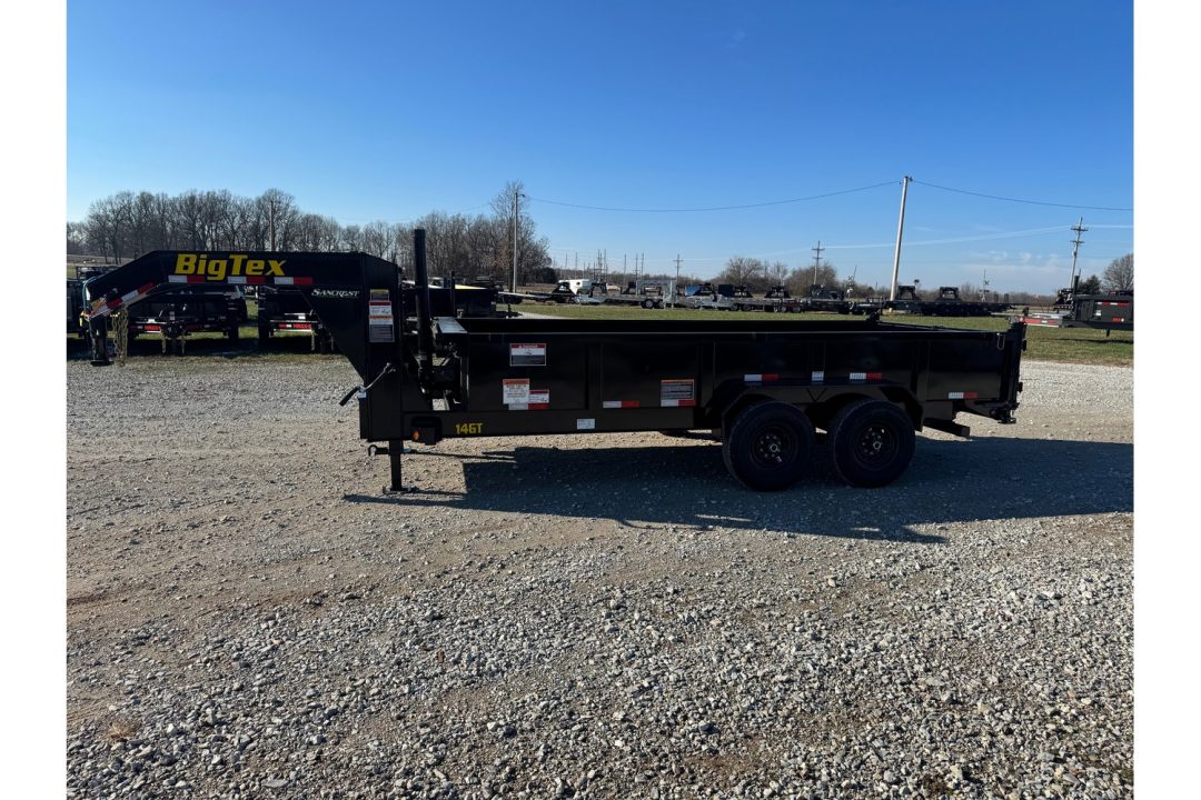 New 2026 Big Tex Trailers 83x16 Tandem 15.9K GN Telescopic Dump w/ 2' Sides
