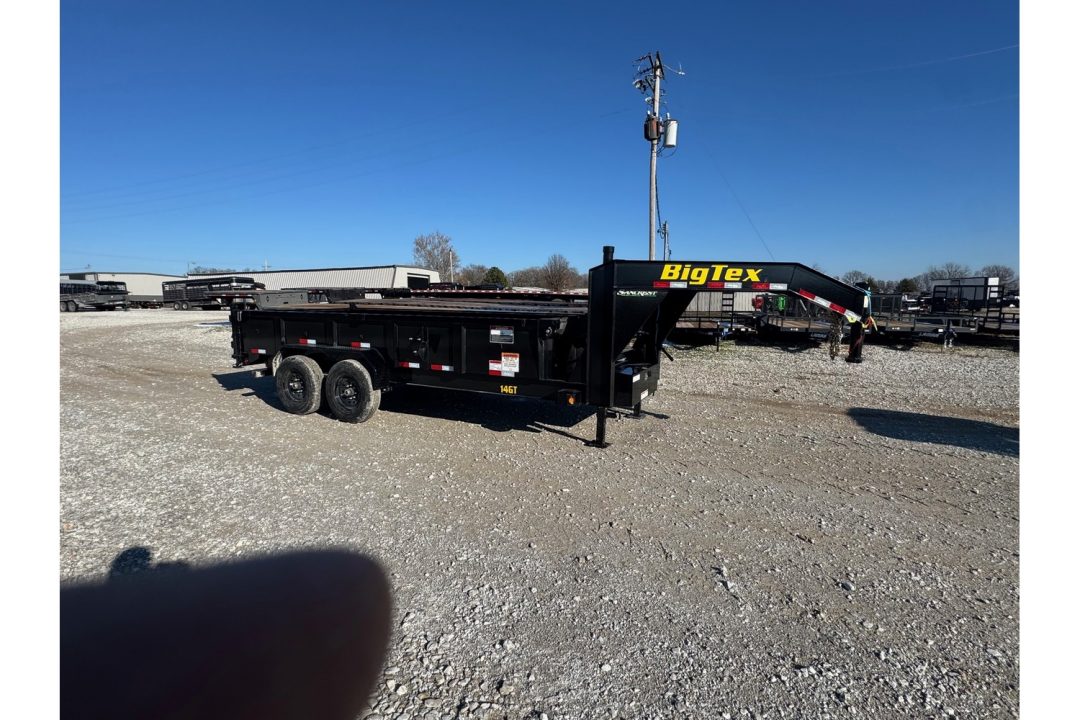 New 2026 Big Tex Trailers 83x16 Tandem 15.9K GN Telescopic Dump w/ 2' Sides