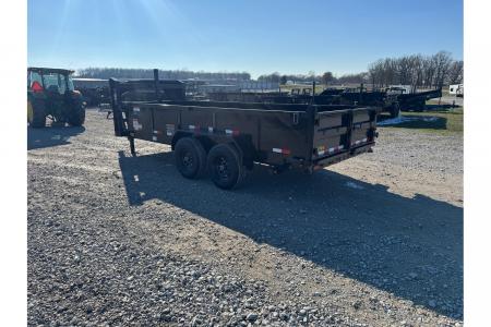New 2026 Big Tex Trailers 83x16 Tandem 15.9K GN Telescopic Dump w/ 2' Sides