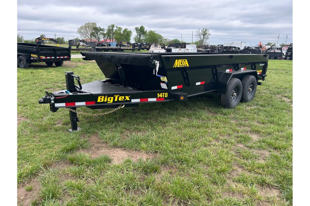 New 2026 Big Tex 83x16 Tandem 15.4K Telescopic Dump w/ 7 Gauge Floor & Slide In Ramps