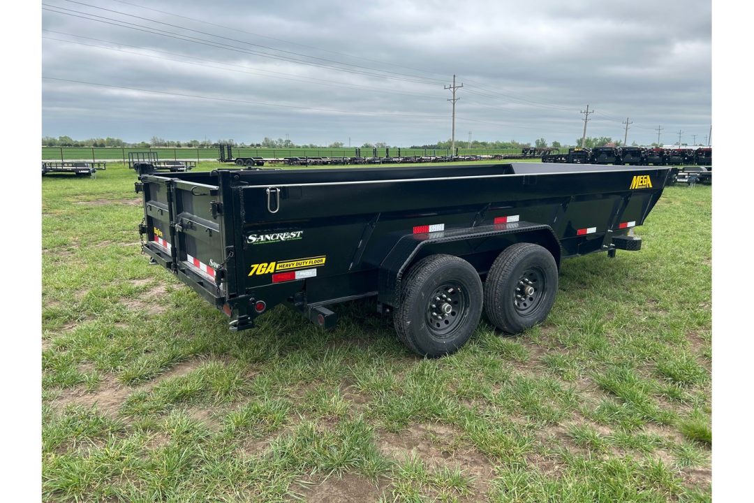 New 2026 Big Tex 83x16 Tandem 15.4K Telescopic Dump w/ 7 Gauge Floor & Slide In Ramps