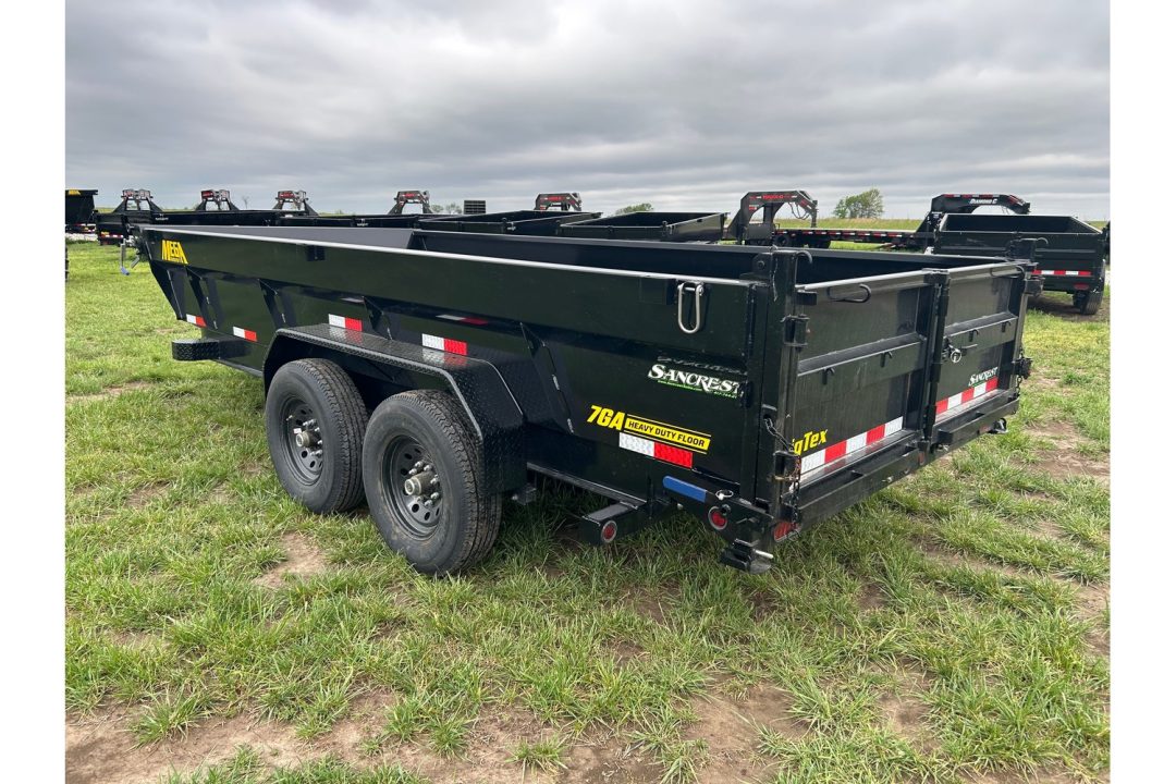 New 2026 Big Tex 83x16 Tandem 15.4K Telescopic Dump w/ 7 Gauge Floor & Slide In Ramps