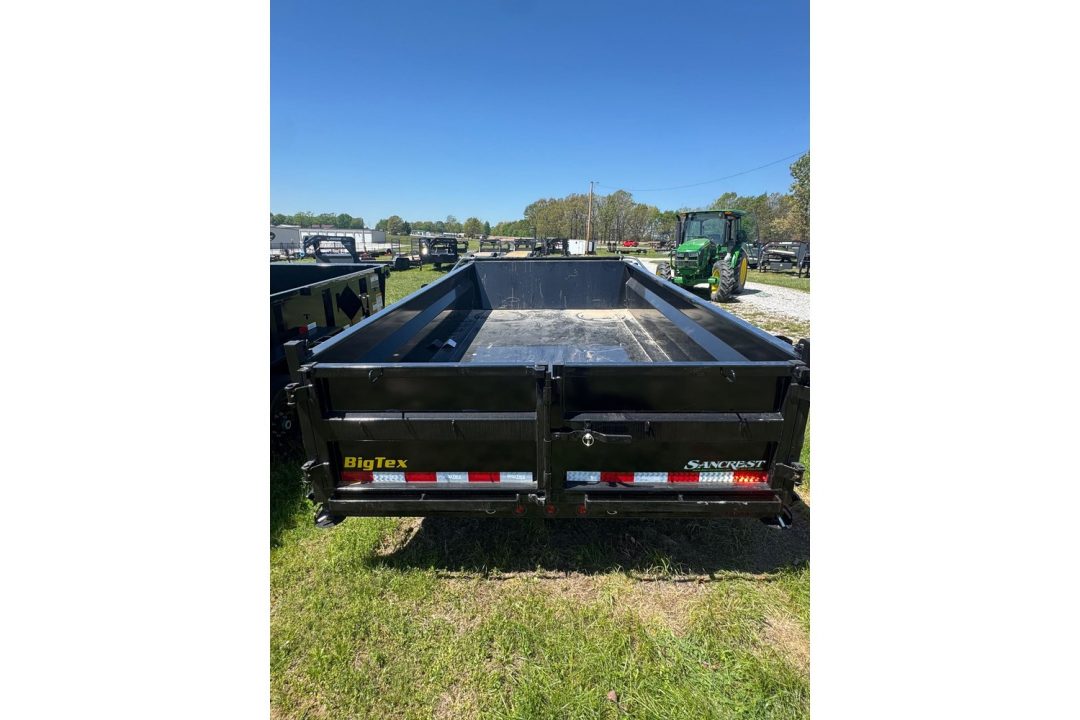 New 2026 Big Tex Trailers 14TD 83x16 Telescopic Dump Trailer W/2' Sides WITH SPRING ARM TARP / SOLAR /14 PLY TIRES