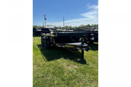 New 2026 Big Tex Trailers 14TD 83x16 Telescopic Dump Trailer W/2' Sides WITH SPRING ARM TARP / SOLAR /14 PLY TIRES