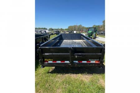 New 2026 Big Tex Trailers 14TD 83x16 Telescopic Dump Trailer W/2' Sides WITH SPRING ARM TARP / SOLAR /14 PLY TIRES