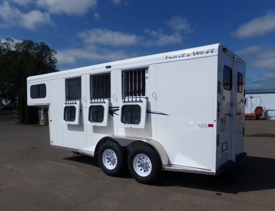 New 2027 Trails West Adventure MX 3 Horse Gooseneck Trailer