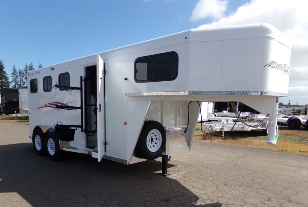 New 2027 Trails West Adventure MX 3 Horse Gooseneck Trailer