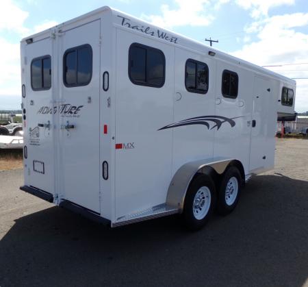 New 2027 Trails West Adventure MX 3 Horse Gooseneck Trailer