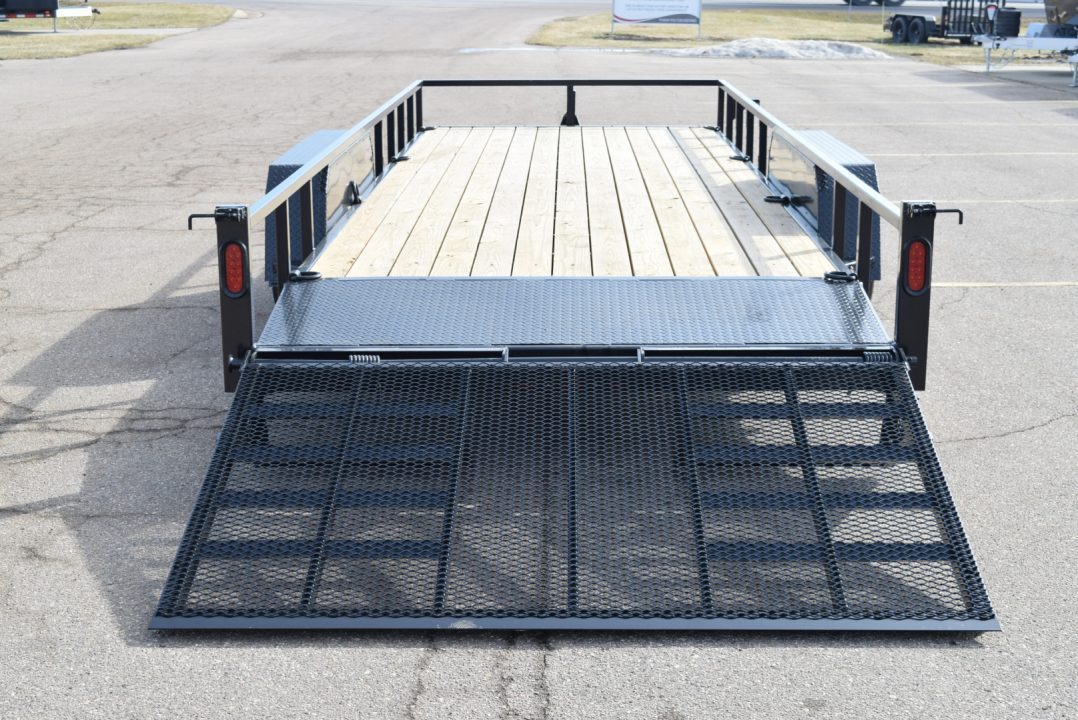 New BND 7x20 LANDSCAPE UTILITY TRAILER w/ 5200LB AXLES AND HD REAR RAMP GATE