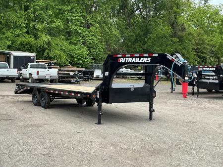 New 2026 PJ Trailers 102  x 25' Low-Pro Flatdeck With Singles (LS) Flatbed Trailer