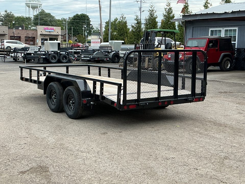 New 2026 PJ Trailers 83" x 16' Tandem Axle Channel Utility (UL) Trailer