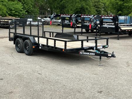 New 2026 PJ Trailers 83  x 16' Tandem Axle Channel Utility (UL) Trailer