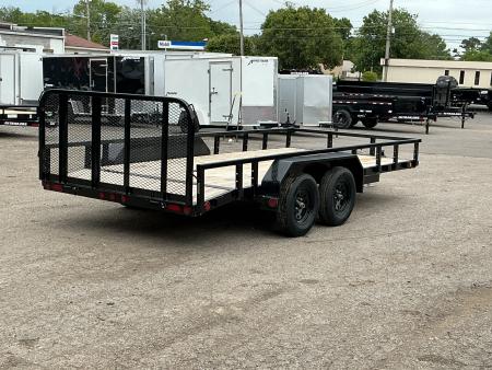 New 2026 PJ Trailers 83" x 16' Tandem Axle Channel Utility (UL) Trailer