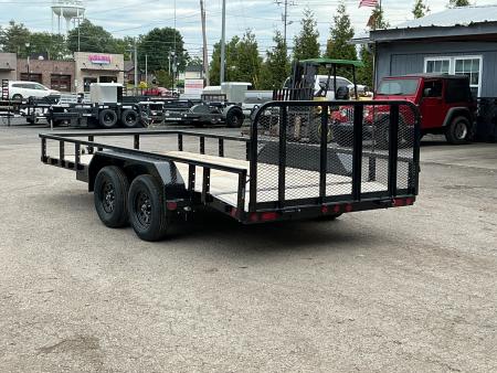 New 2026 PJ Trailers 83" x 16' Tandem Axle Channel Utility (UL) Trailer