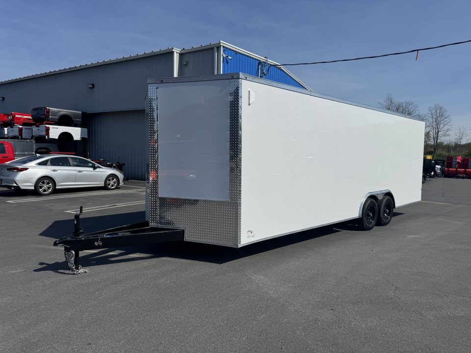 New 2026 Maximum Cargo Trailers 8.5X24 TA3 Cargo / Enclosed Trailer *WHITE