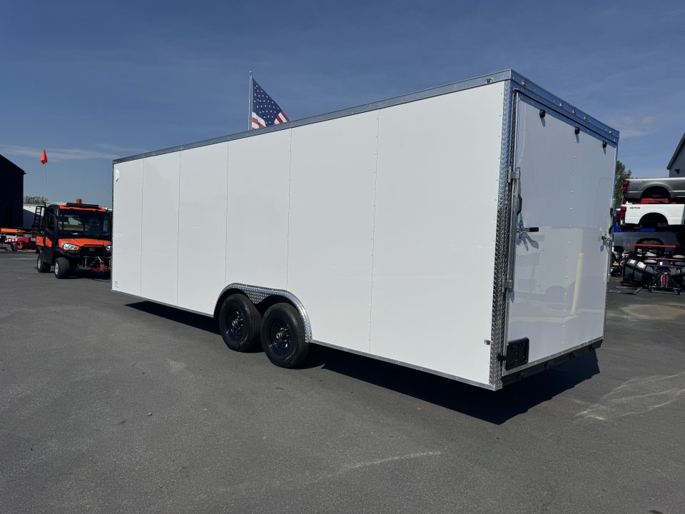New 2026 Maximum Cargo Trailers 8.5X24 TA3 Cargo / Enclosed Trailer *WHITE