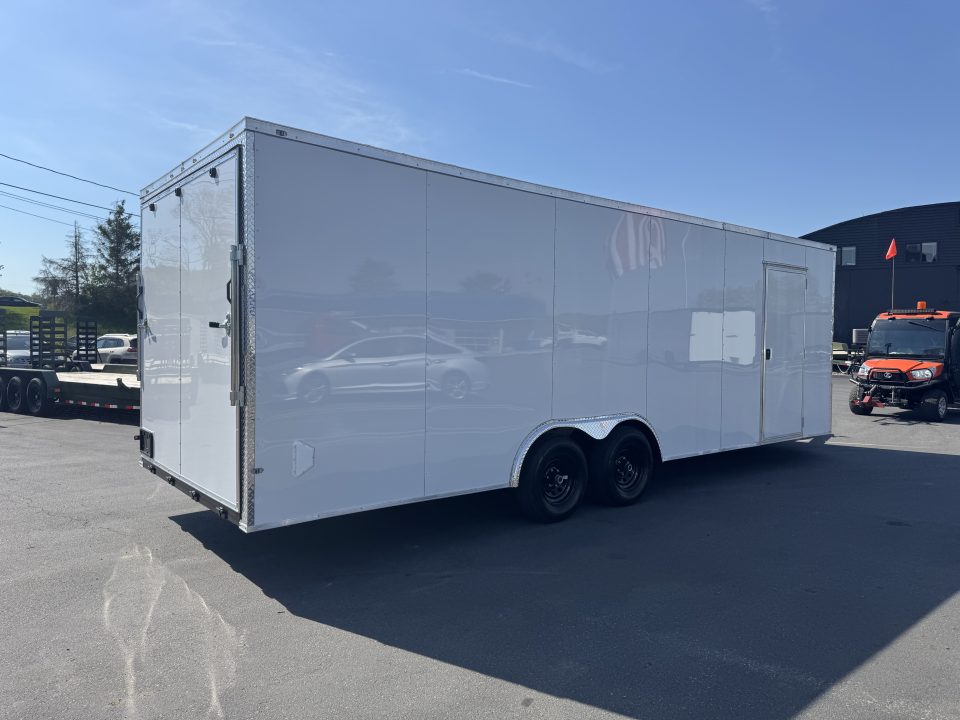 New 2026 Maximum Cargo Trailers 8.5X24 TA3 Cargo / Enclosed Trailer *WHITE