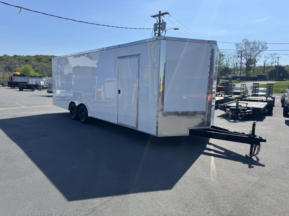 New 2026 Maximum Cargo Trailers 8.5X24 TA3 Cargo / Enclosed Trailer *WHITE