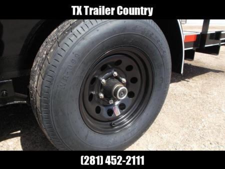 New 2026 Longhorn Trailers 83x20 Utility Trailer / 5200# Axles / 5ft C-Channel Stow Away Ramps / Pipetop