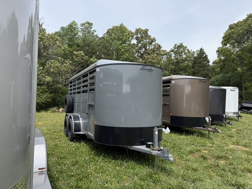New 2026 Delta Trailers 500 ES 16' 6W 6'6'' TALL NO MATS Stock / Stock Combo Trailer