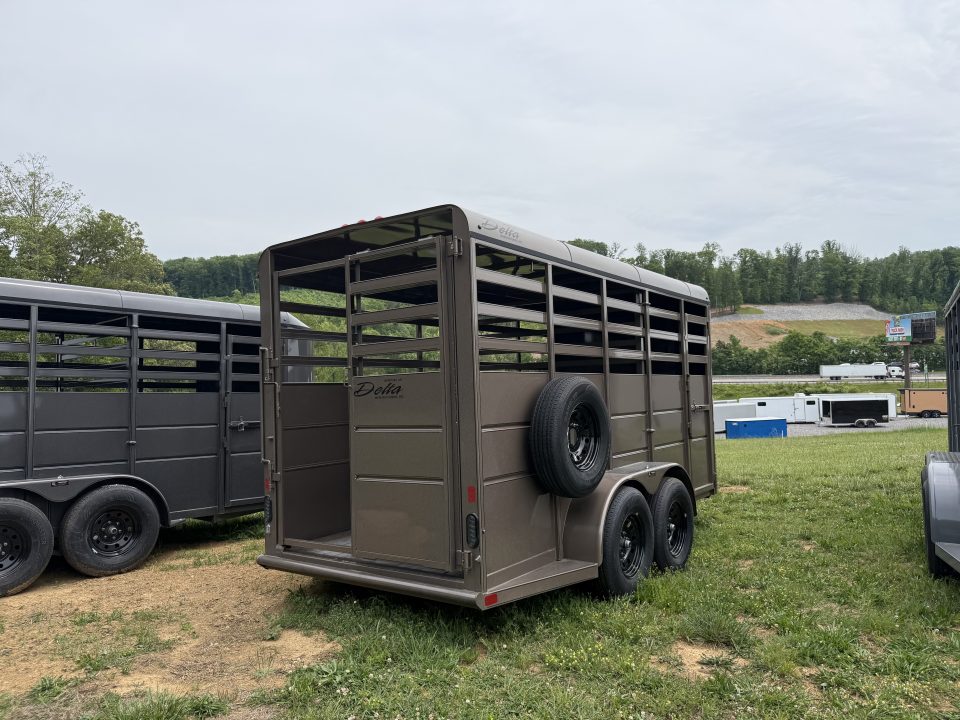New 2026 Delta Trailers 500ES 16' 6W 7' NO MATS Stock / Stock Combo Trailer
