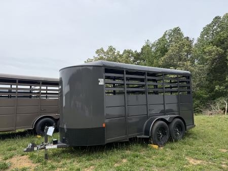 New 2026 Delta Trailers 500ES 16' 6W 7' NO MATS Stock / Stock Combo Trailer