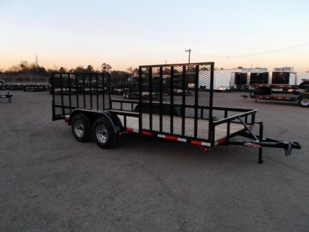 New 2026 Longhorn Trailers 83x16 Utility Trailer / ATV Trailer / Side by Side Trailer / 4ft Rear Ramp / 4ft Side Load Ramp