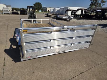 New 2026 H&H Trailers 82x14 Aluminum ATV Trailer 3K Idler Utility Trailer