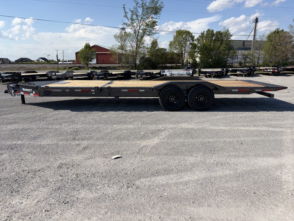 New 2026 Diamond C Trailers HXD207L24X102 (24' x 102") 14.9K Full Width Partial Tilt Equipment Trailer
