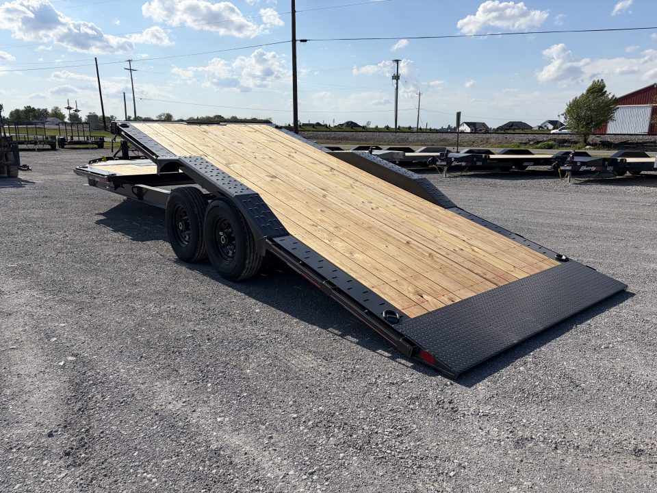 New 2026 Diamond C Trailers HXD207L24X102 (24' x 102") 14.9K Full Width Partial Tilt Equipment Trailer