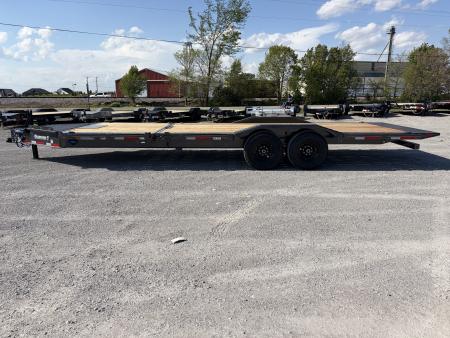 New 2026 Diamond C Trailers HXD207L24X102 (24' x 102") 14.9K Full Width Partial Tilt Equipment Trailer