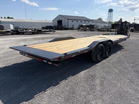 New 2026 Diamond C Trailers HXD207L24X102 (24' x 102") 14.9K Full Width Partial Tilt Equipment Trailer