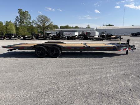 New 2026 Diamond C Trailers HXD207L24X102 (24' x 102") 14.9K Full Width Partial Tilt Equipment Trailer