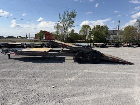 New 2026 Diamond C Trailers HXD207L24X102 (24' x 102") 14.9K Full Width Partial Tilt Equipment Trailer