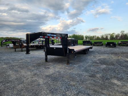 Used 2023 BWISE EDG30-16 GOOSENECK Equipment Trailer