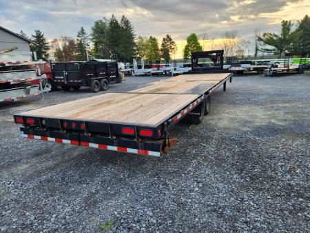 Used 2023 BWISE EDG30-16 GOOSENECK Equipment Trailer