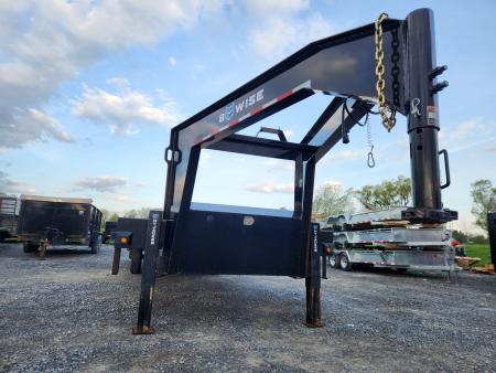 Used 2023 BWISE EDG30-16 GOOSENECK Equipment Trailer