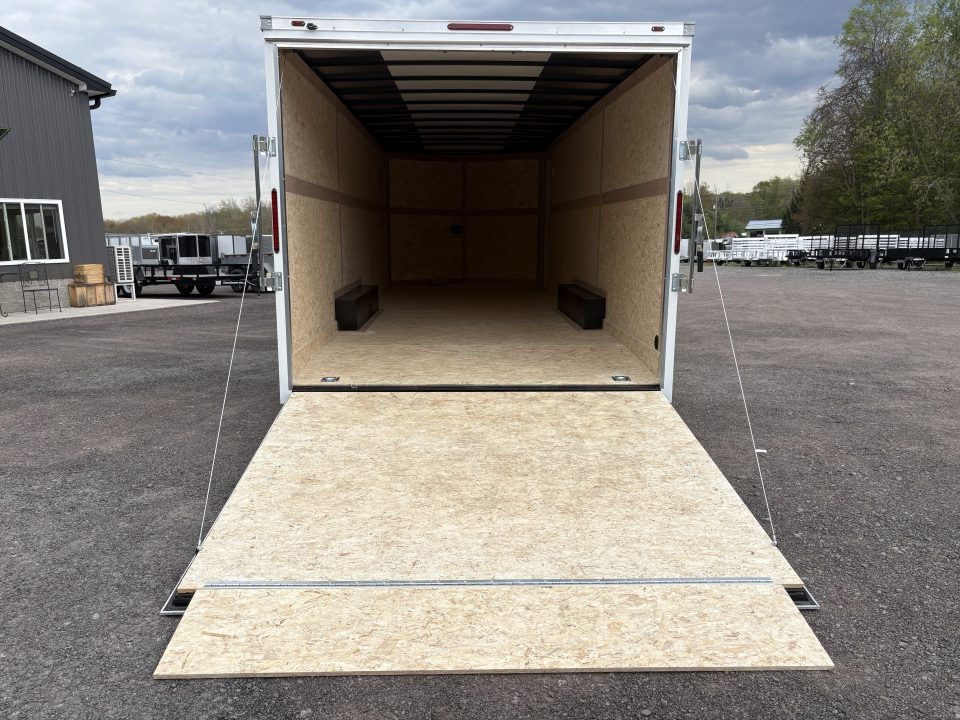 New 2026 Haulmark Passport Deluxe 8.5x24 7' Interior with Beavertail Car Hauler