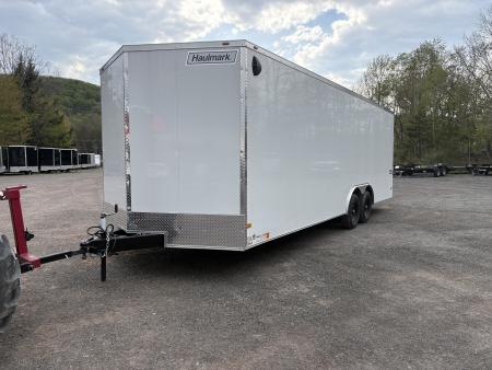 New 2026 Haulmark Passport Deluxe 8.5x24 7' Interior with Beavertail Car Hauler