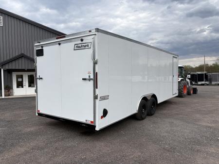 New 2026 Haulmark Passport Deluxe 8.5x24 7' Interior with Beavertail Car Hauler