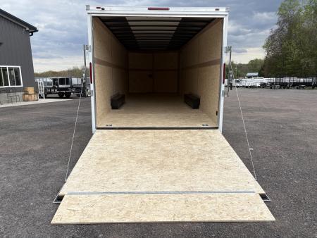 New 2026 Haulmark Passport Deluxe 8.5x24 7' Interior with Beavertail Car Hauler