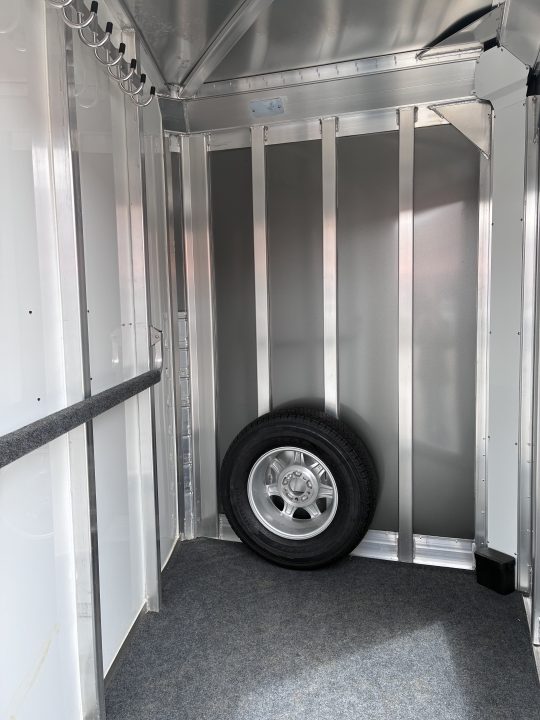 Used 2017 4-Star 2 Horse Slant Load Bumper Pull Horse Trailer