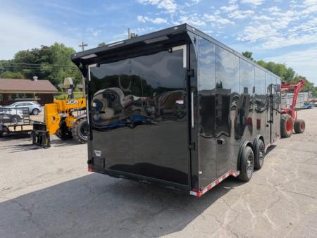 New Spartan Light Race 8.5x24 12k Black/Black Trim PKG W/ Front Cabinets