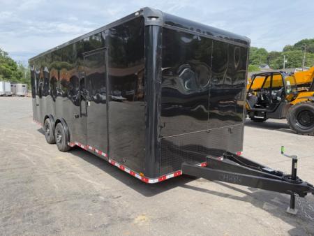 New Spartan Light Race 8.5x24 12k Black/Black Trim PKG W/ Front Cabinets