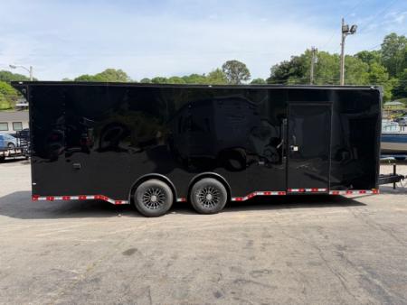 New Spartan Light Race 8.5x24 12k Black/Black Trim PKG W/ Front Cabinets