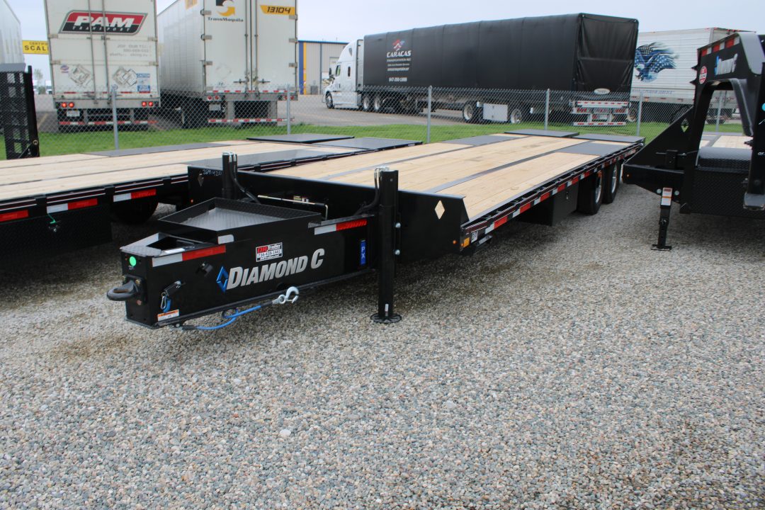 New 2026 Diamond C Trailers 30' PX 25K GVWR STOCK ID 53148 Equipment Trailer