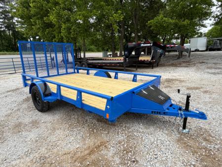 New 2026 Rice Trailers 12' X 82  Single Pipe Top Utility Utility Trailer