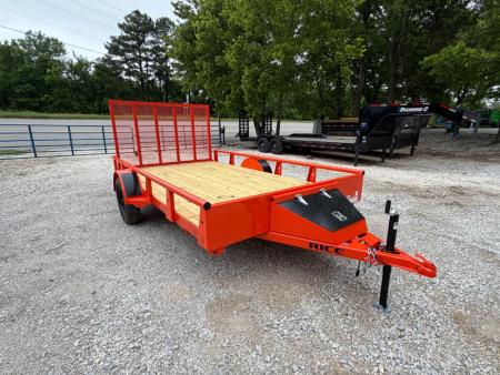 New 2026 Rice Trailers 12' X 82  Single Pipe Top Utility Utility Trailer